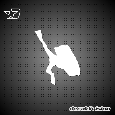 Inverted Air Silhouette Sticker